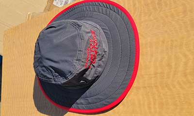 Boonie Hat Graphite/Red